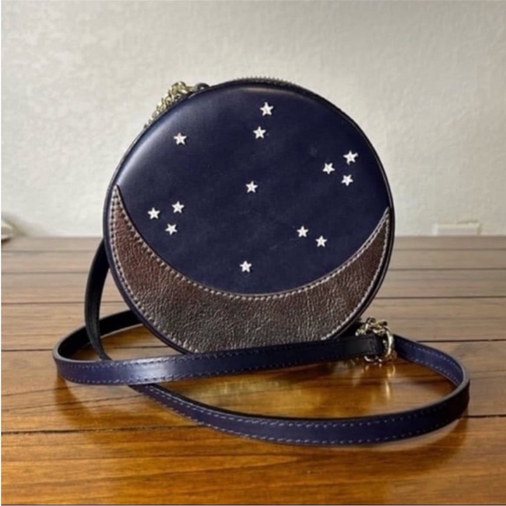 Kate Spade Navy and Silver Crossbody Bag